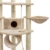 Happypet® CAT021 Kratzbaum Katzenbaum mittelhoch 1,86 m hoch Beige - 5